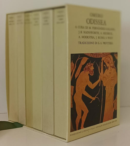 LN- ODISSEA COFANETTO 6 VOLUMI - OMERO- MONDADORI LORENZO VALLA--- 1986- CS- XFS
