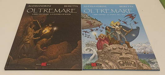 FV- OLTREMARE 2 VOLUMI - ALESSANDRINI BARBIERI- ALESSANDRO EDITORE- ANNO- C- B24