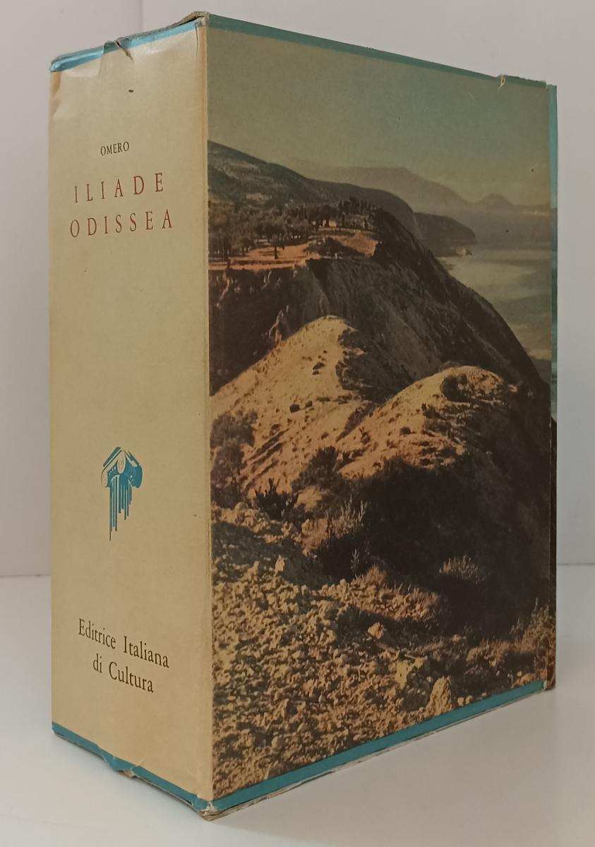 LN-- COFANETTO 2 VOLUMI ILIADE ODISSEA- OMERO MONTI PINDEMONTE- 1964- CS- YFS860