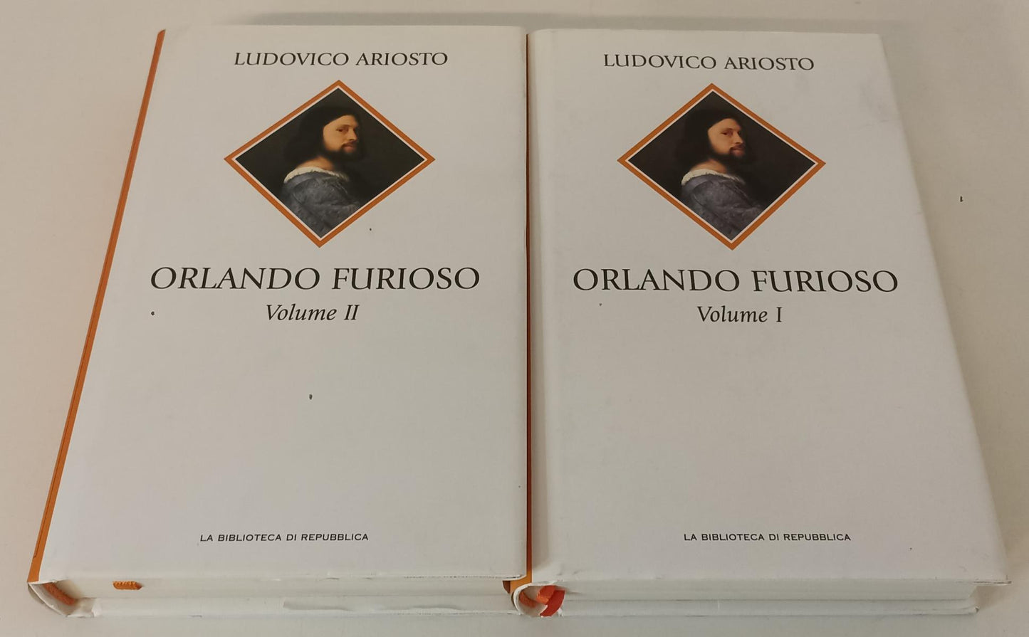 LN- ORLANDO FURIOSO 1/2 - ARIOSTO - BIBLIOTECA REPUBBLICA- MAGNIFICA- CS- YFS169