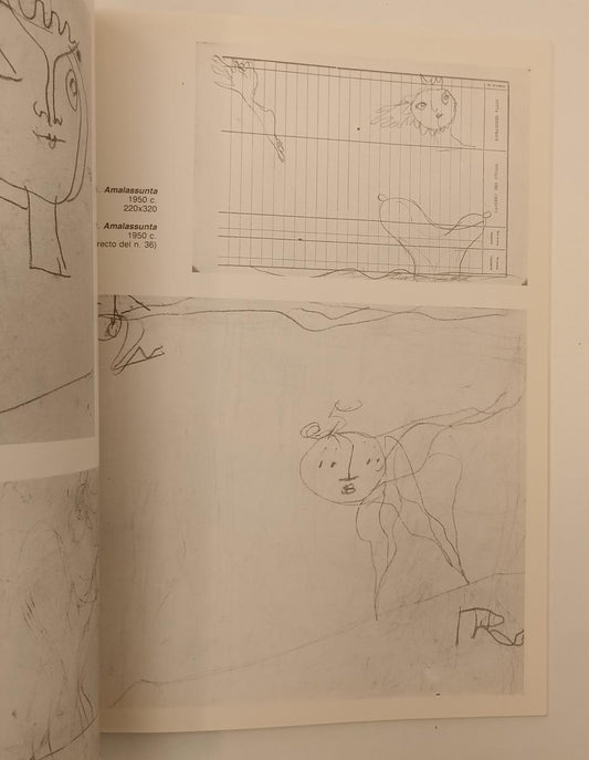 LT- OSVALDO LICINI DISEGNI INEDITI CATALOGO OPERE- ELENA PONTIGGIA- 1991- XFS172