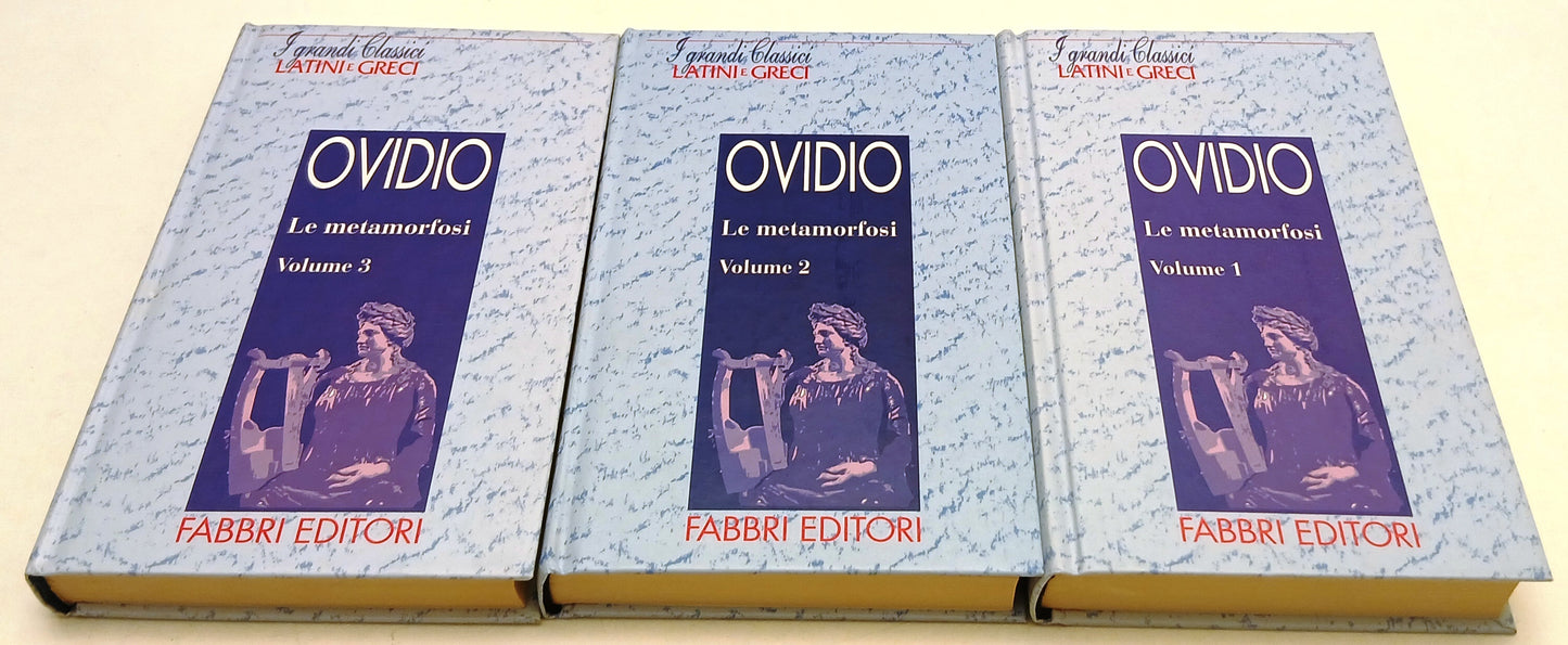 LN- LE METAMORFOSI 1/3- OVIDIO- FABBRI- GRANDI CLASSICI LATINI E GRECI- C- ZFS55