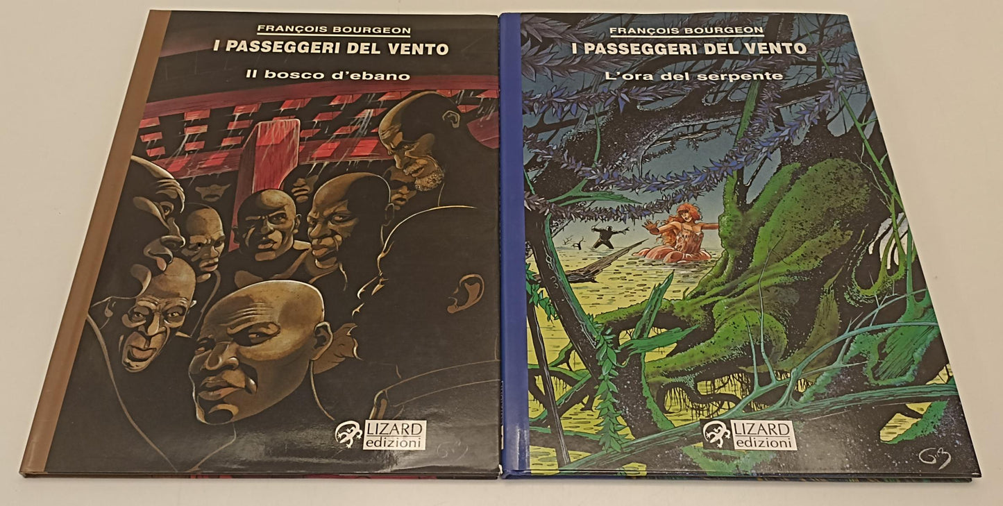 FV- I PASSEGGERI DEL VENTO VOLUMI 1/5 - FRANCOIS BOURGEON - LIZARD -- CS - C24