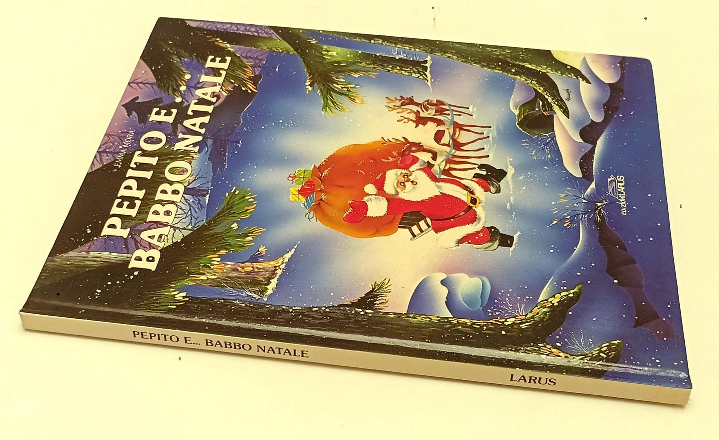 LB- PEPITO E BABBO NATALE ILLUSTRATO- EMMA MORA KENNEDY- LARUS--- 1985- C-YFS457