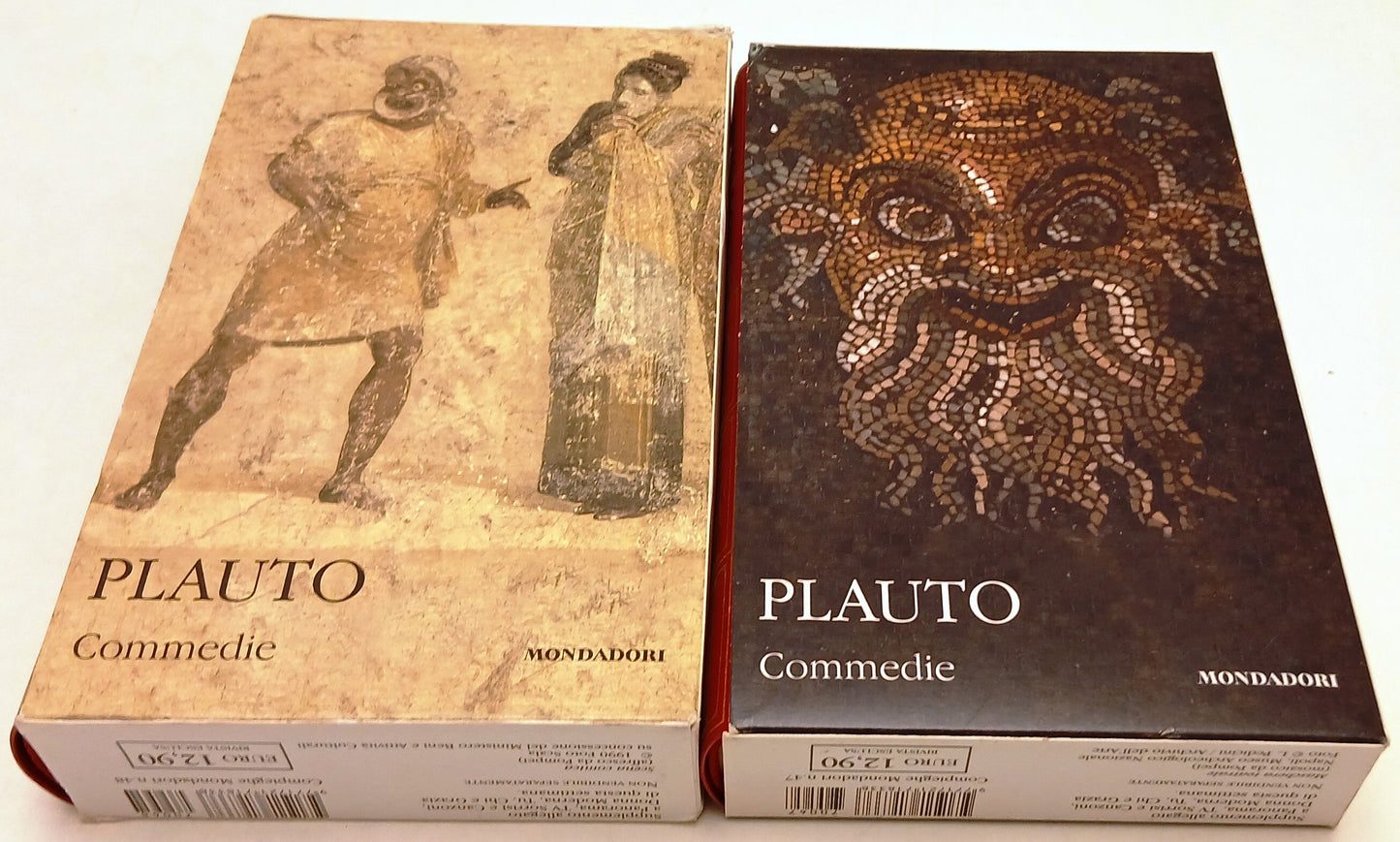 LN- COMMEDIE 2 VOLUMI - PLAUTO - MONDADORI TV SEC- CLASSICI GRECI LATINI- C- XFS