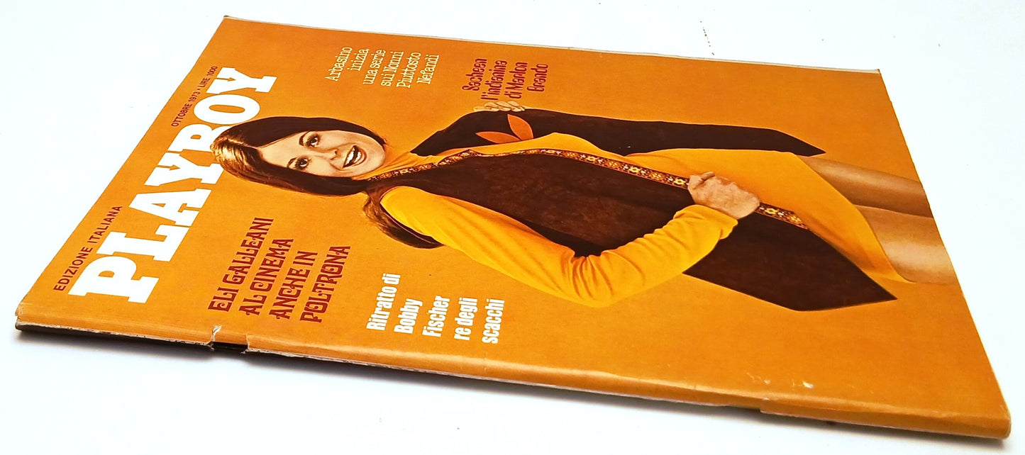 LR- PLAYBOY OTTOBRE 1973 SACHEEN ELI GALLEANI COMPLETO DI POSTERINO - RVSa657