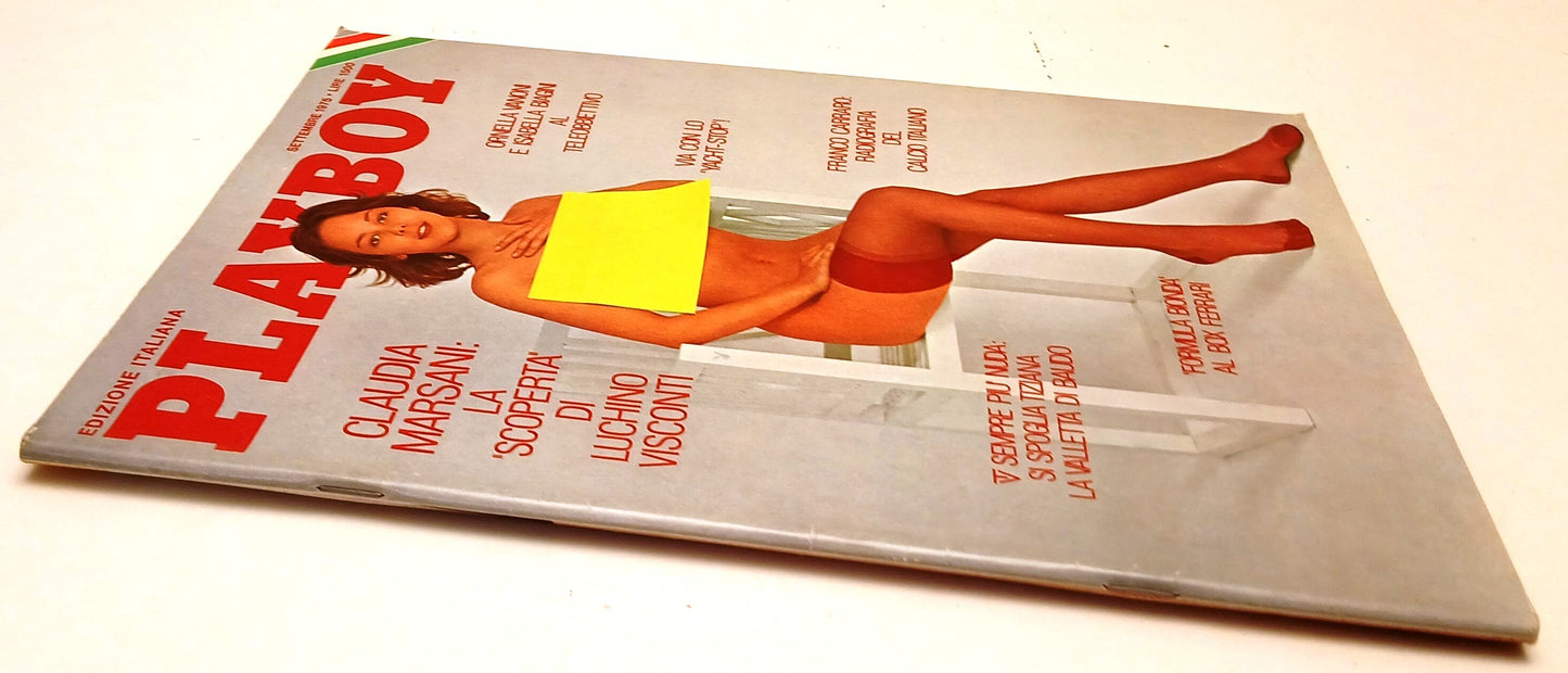 LR- PLAYBOY SETTEMBRE 1975 CLAUDIA MARSANI COMPLETO DI POSTERINO - RVSa615