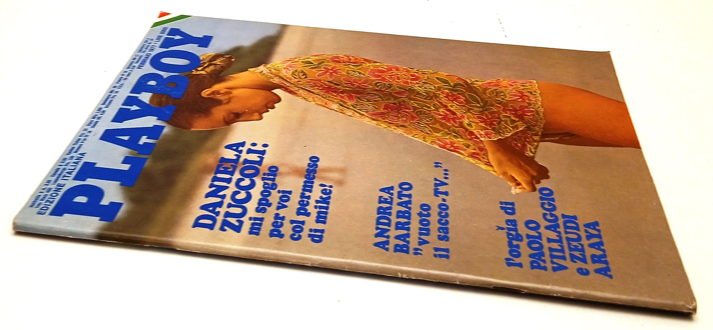 LR- PLAYBOY FEBBRAIO 1977 DANIELA ZUCCOLI COMPLETO DI POSTERINO - RVSa647