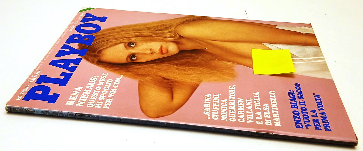LR- PLAYBOY GIUGNO 1977 RENA NIEHAUS COMPLETO DI POSTERINO - RVSa628
