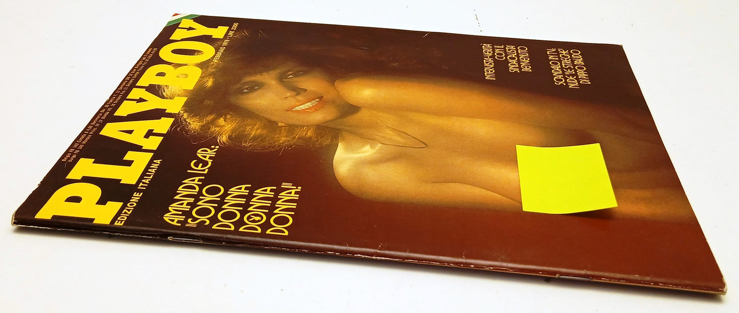 LR- PLAYBOY FEBBRAIO 1978 AMANDA LEAR COMPLETO DI POSTERINO - RVSa629