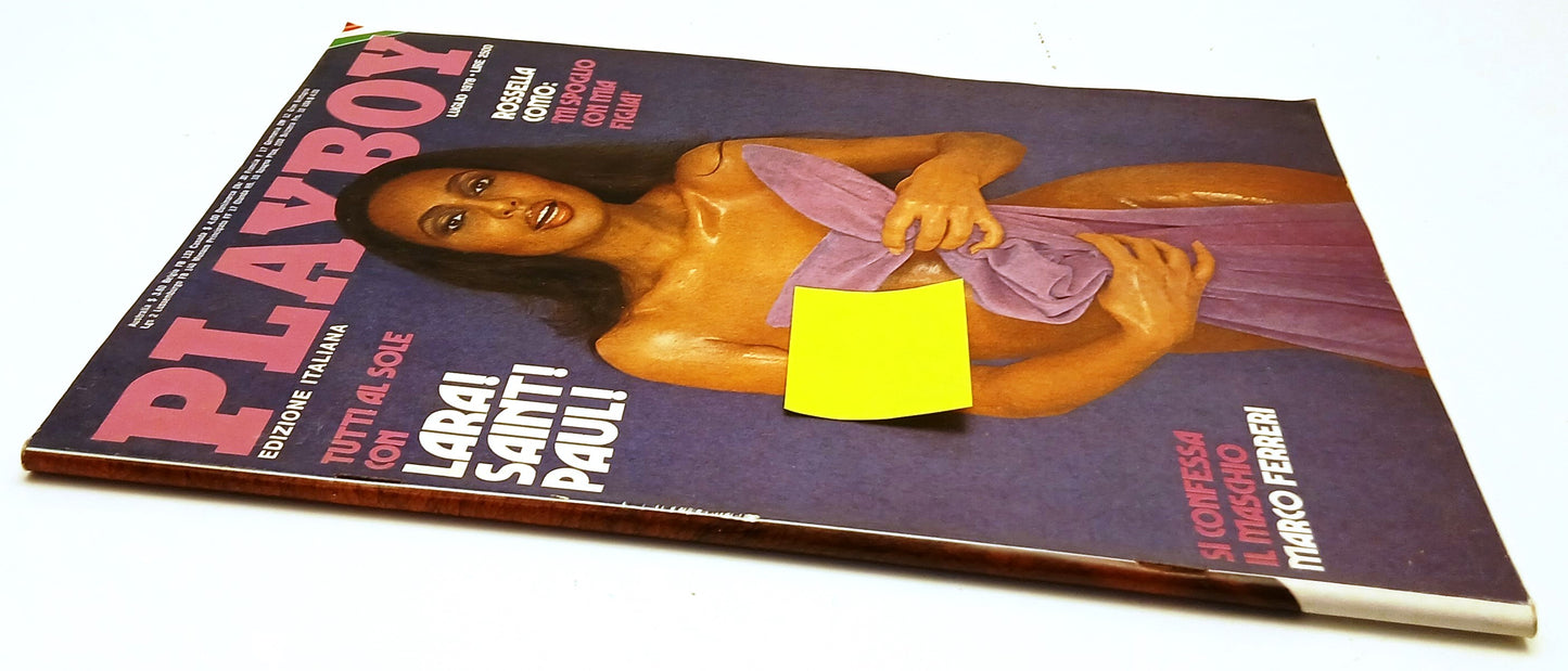 LR- PLAYBOY LUGLIO 1978 LARA SAINT PAUL COMPLETO DI POSTERINO - RVSa650