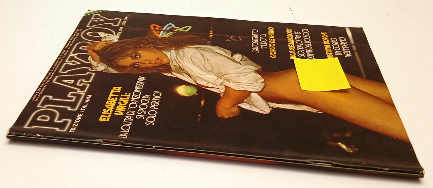 LR- PLAYBOY NOVEMBRE 1978 ELISABETTA VIRGILI COMPLETO DI POSTERINO - RVSa654