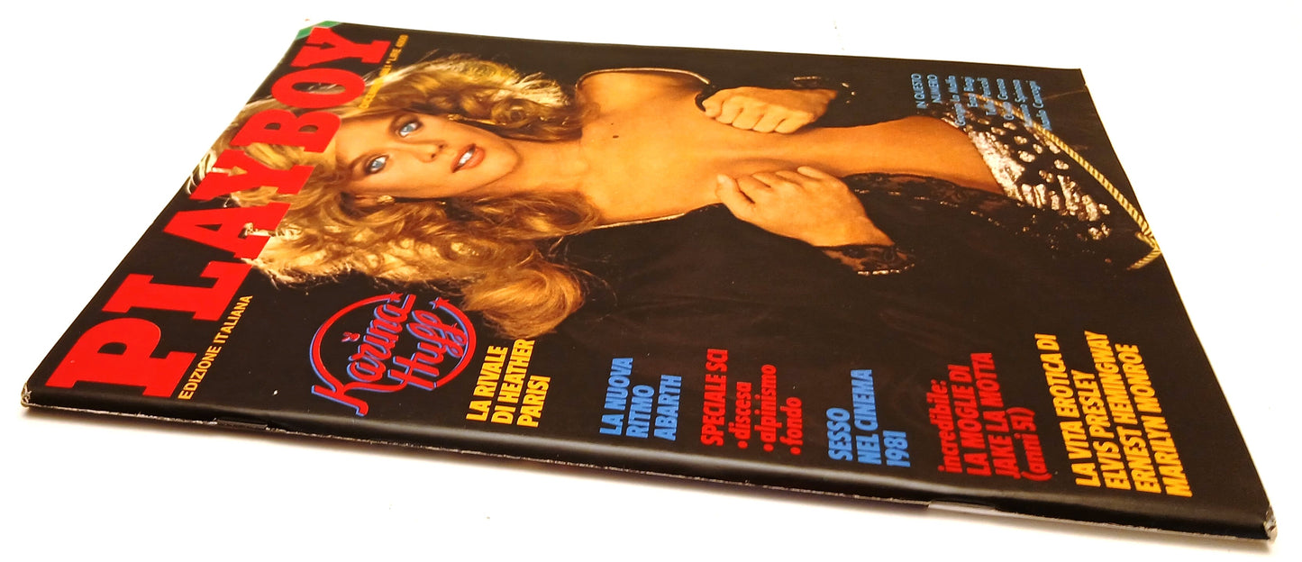 Rivista Playboy dicembre 1981 - Karina Huff completo di posterino - RVSa695