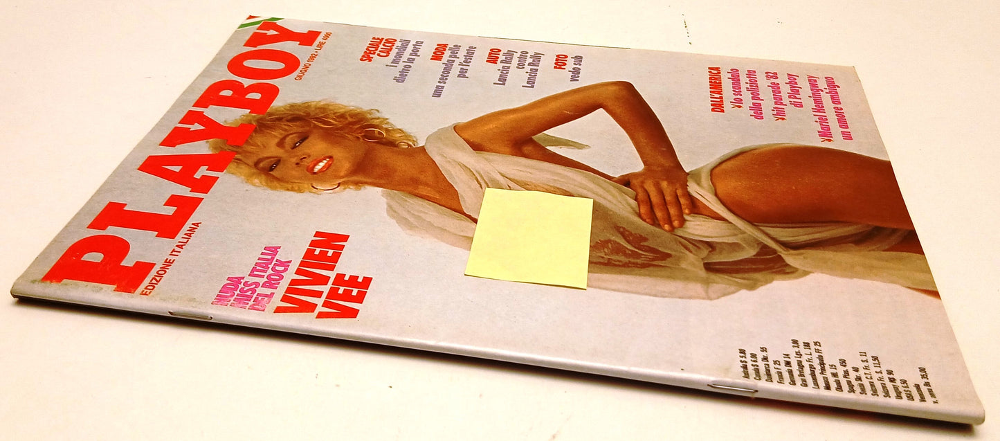 LR- PLAYBOY GIUGNO 1982 VIVIEN VEE COMPLETO DI POSTERINO - RVSa692
