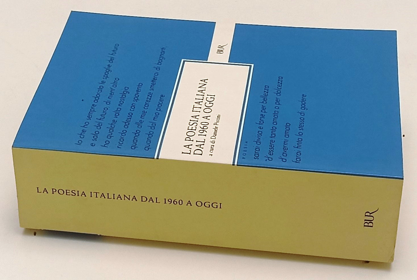 LN- LA POESIA ITALIANA DAL 1960 A OGGI -- RIZZOLI - BUR POESIA -- 2005 - B- ZFS1