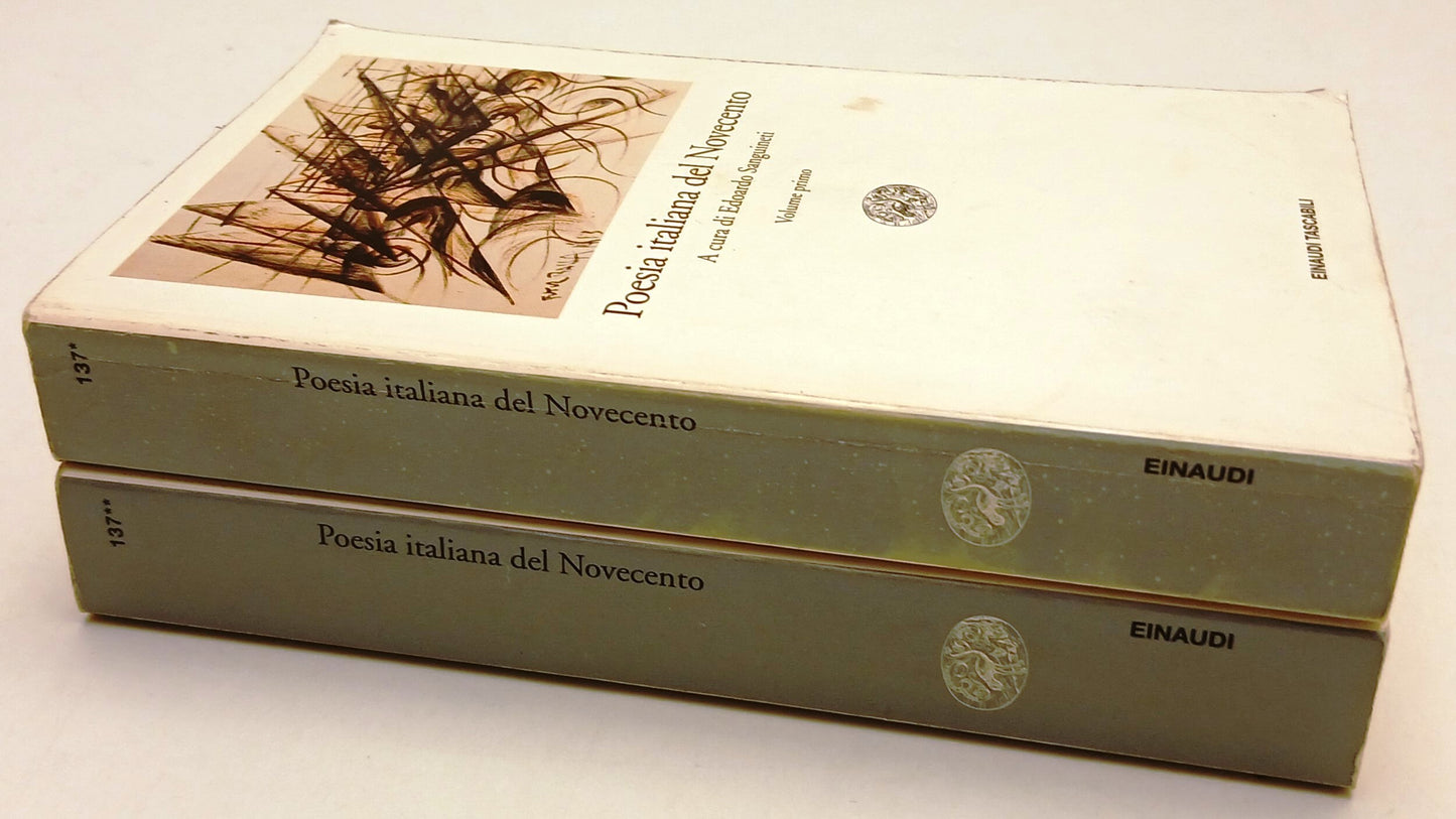 LN- POESIA ITALIANA DEL NOVECENTO 2 VOLUMI -- EINAUDI- TASCABILI-- 1997- B- XFS