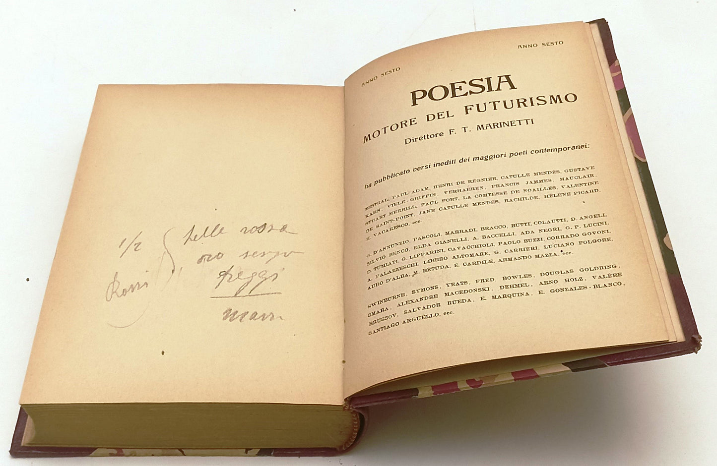 LS- I POETI FUTURISTI MARINETTI BUZZI - ED. FUTURISTE DI POESIA- 1912- C- XFS139