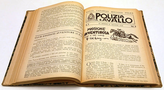 FZ- VOLUME RILEGATO POLIZIA A CAVALLO 1/14 + AVVENTURE NELLA JUNGLA 1/8 - ZFS