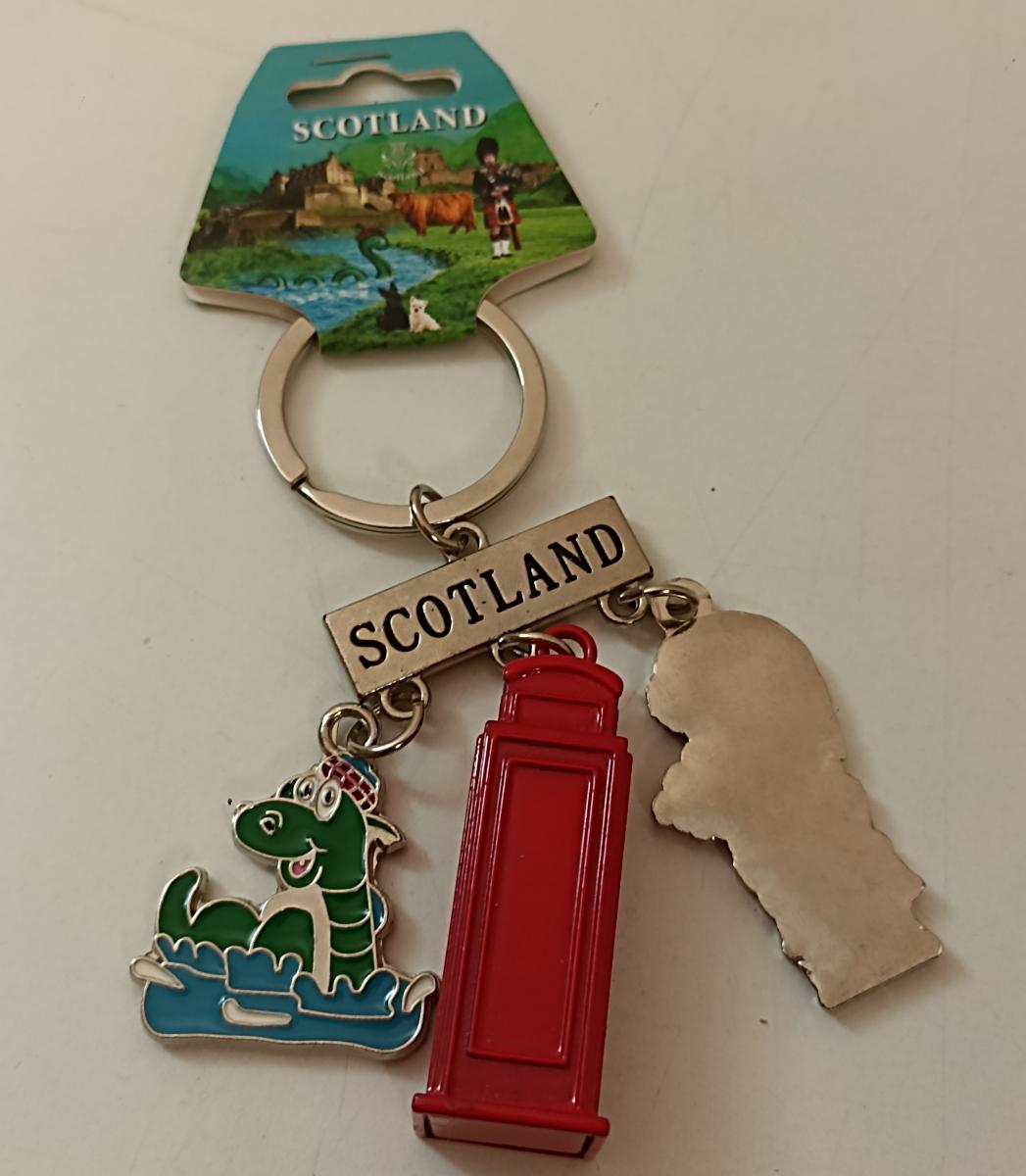 GG- PORTACHIAVI SCOTLAND in metallo NUOVO - GTTS61