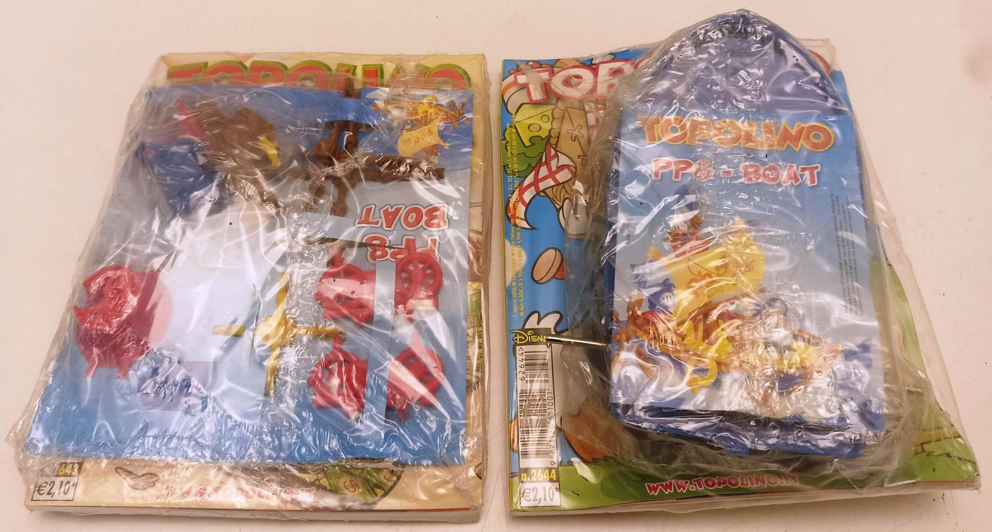FD- GADGET PP8-BOAT TOPOLINO 2641 2642 2643 2644 DISNEY BLISTERATI - B25