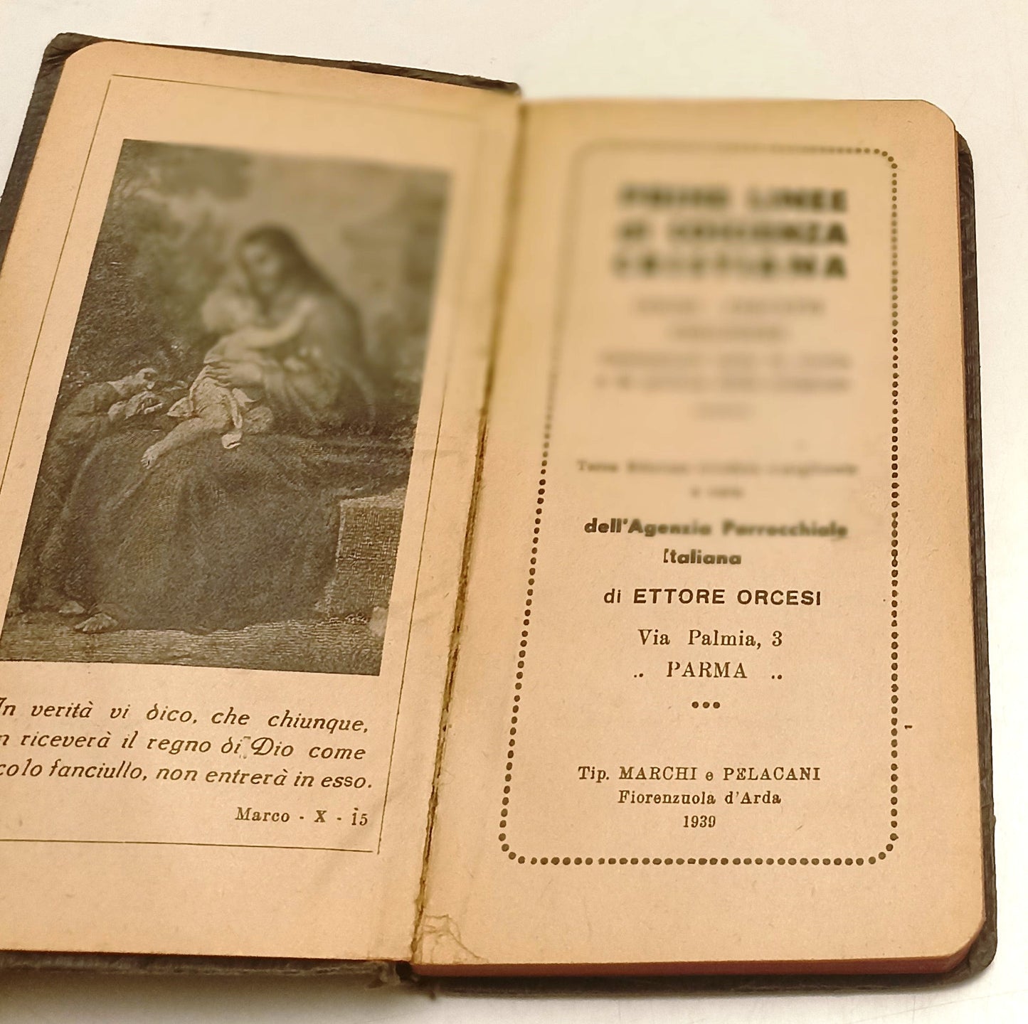 LD- PRIME LINEE DI COSCIENZA CRISTIANA- ORCESI- MARCHI PELACANI- 1939- B- ZFS150