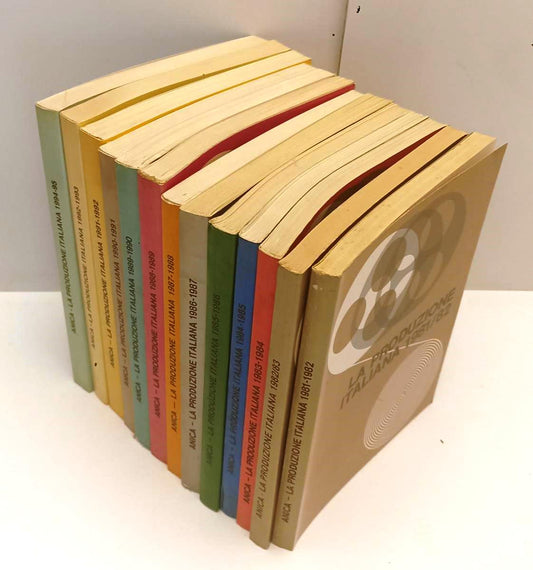 LW- LOTTO LA PRODUZIONE ITALIANA 1981/1995 13 VOLUMI - ANICA - B - BLCP52