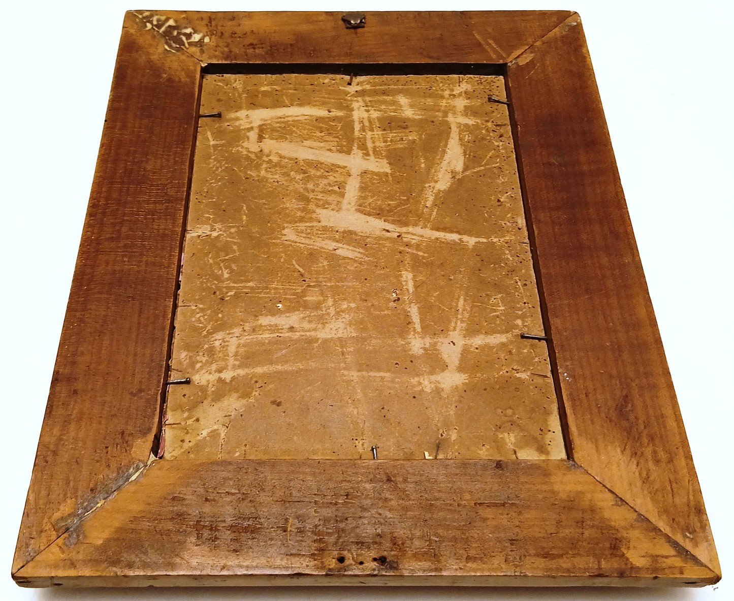 CV- ANTICO SANTINO SAN GIOVANNI BATTISTA incorniciato - CORNICE IN LEGNO - WPR