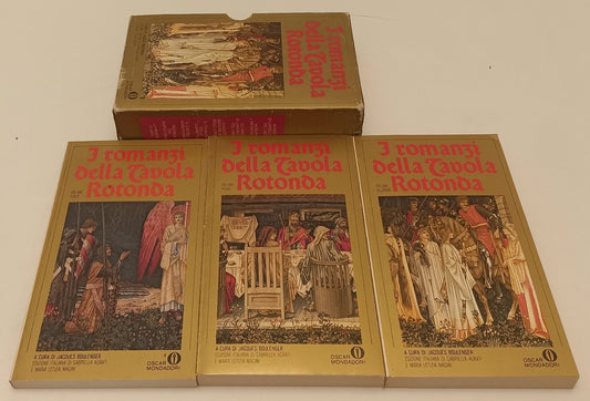 I romanzi della tavola rotonda 1/3 - Boulenger - Mondadori Oscar- cofanetto- XFS