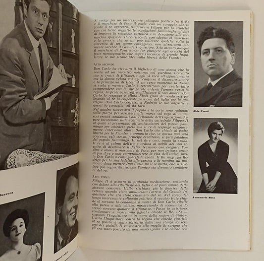 LR- CITTA' DI PARMA TEATRO REGIO STAGIONE LIRICA 1961/62 - RVSa125