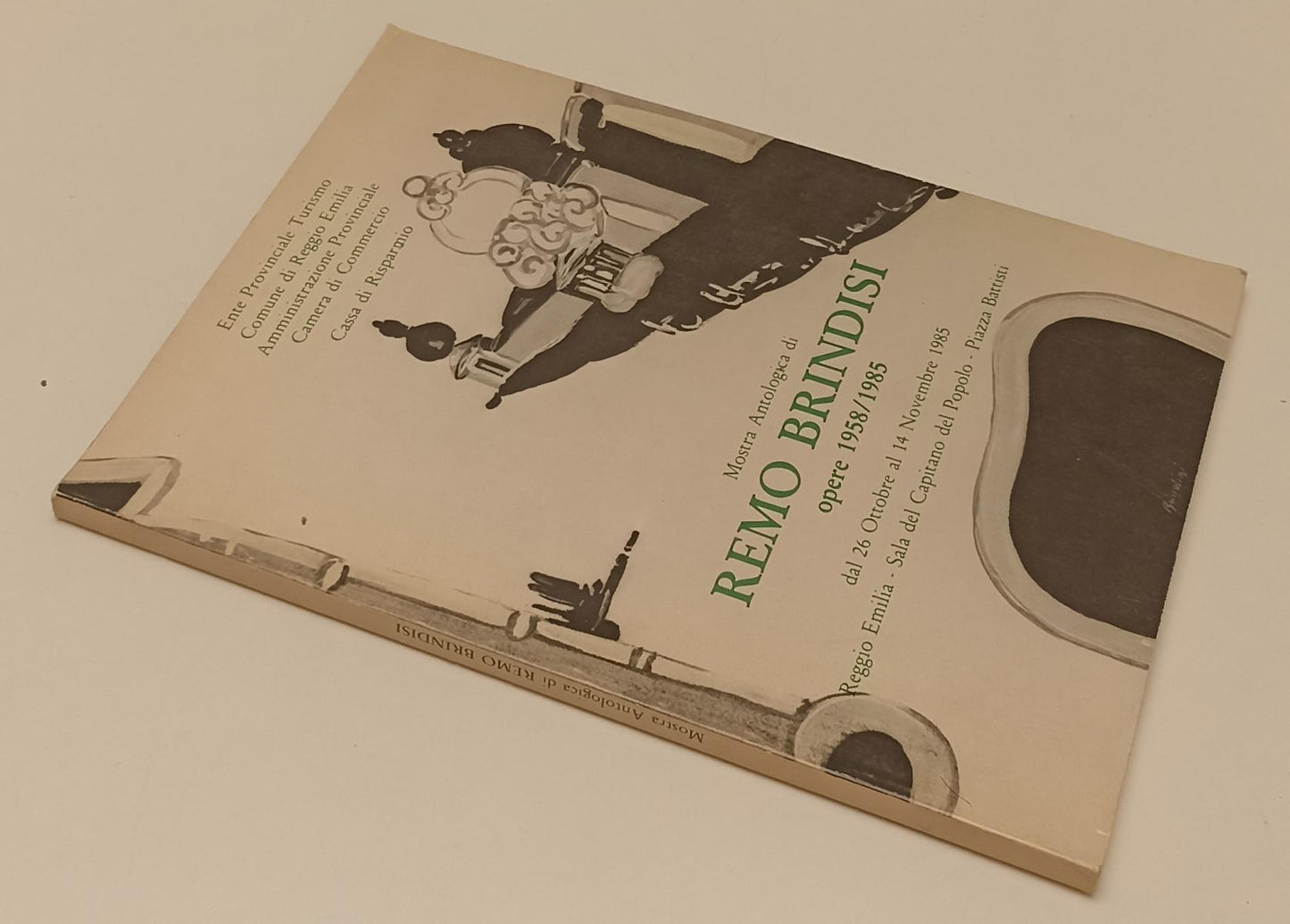 LT- MOSTRA ANTOLOGICA DI REMO BRINDISI OPERE 1958/1985 CATALOGO - B - XFS180