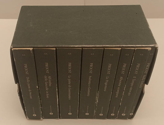 LN- ALLA RICERCA DEL TEMPO PERDUTO 8 VOLUMI- PROUST- MONDADORI- OSCAR- 1995- XFS