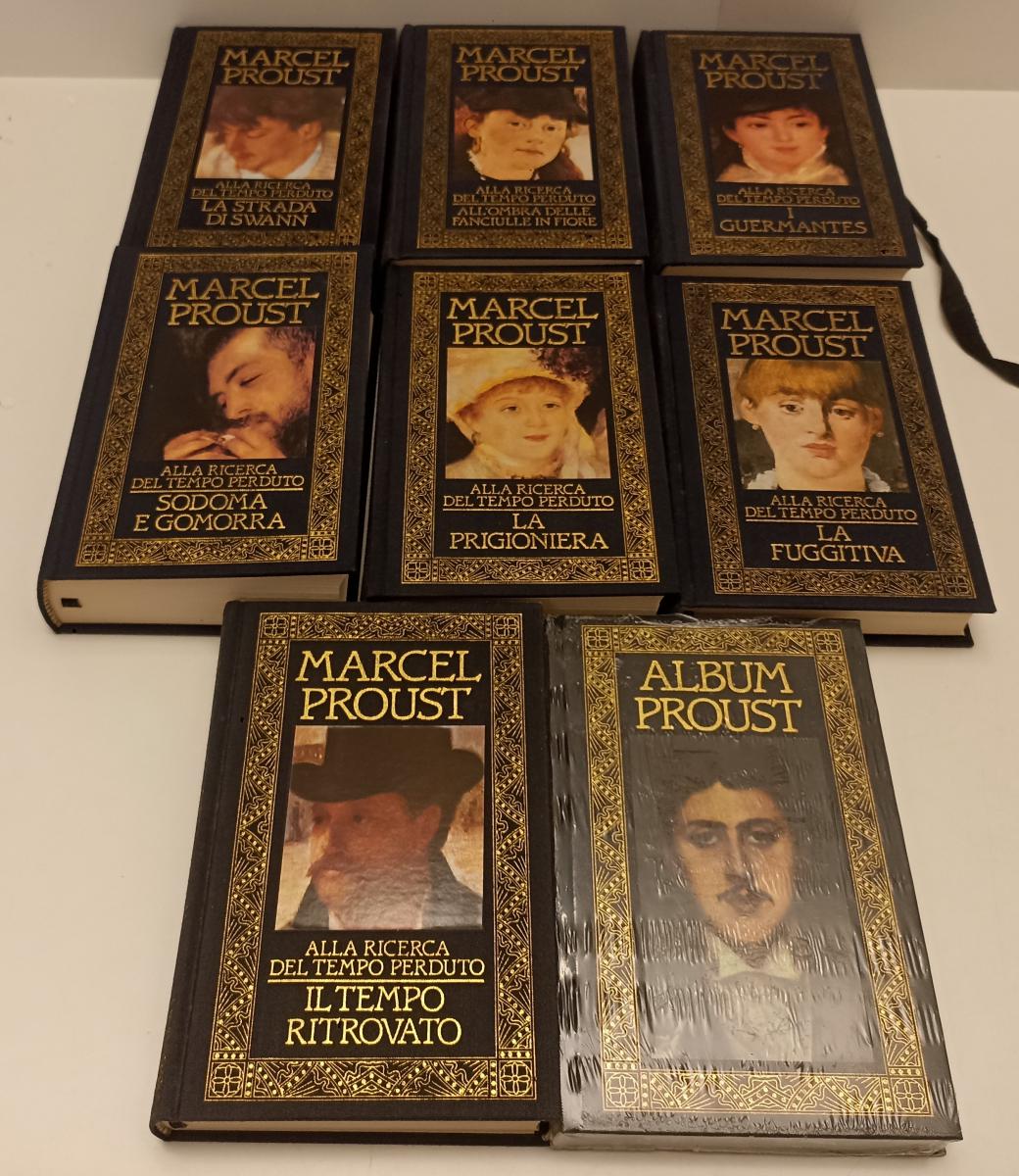 LN- ALLA RICERCA DEL TEMPO PERDUTO COFANETTO 8 VOLUMI- MARCEL PROUST- CDE -- XFS