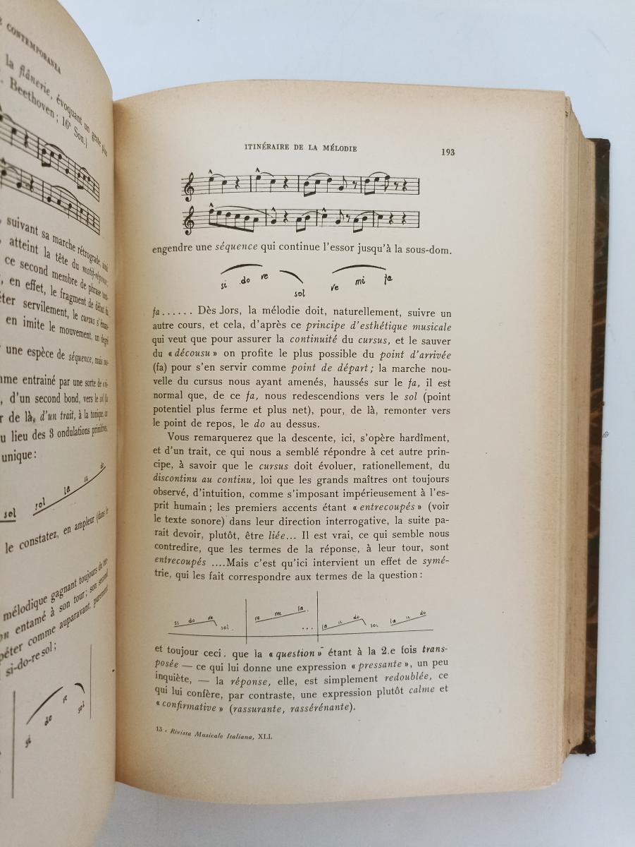 LR- VOLUME RILEGATO RIVISTA MUSICALE ITALIANA 1937 1/6 FAC-SIMILE - ZFS501