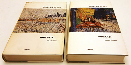 LN- ROMANZI COFANETTO 2 VOLUMI - CESARE PAVESE- EINAUDI - RISTAMPA 1963- CS- XFS