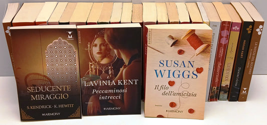 LN- BLOCCO LOTTO 25 ROMANZI COLLEZIONE HARMONY -- MONDADORI ---- B - BLCP11
