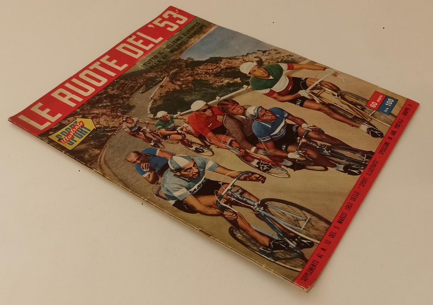 LC- RIVISTA LO SPORT ILLUSTRATO suppl. n.10 1953 LE ROUTE DEL '53 TOUR - RVSa183