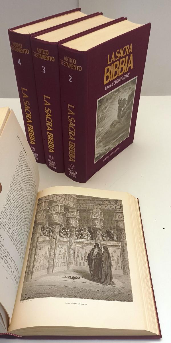 LD- ANTICO TESTAMENTO LA SACRA BIBBIA 4 VOLUMI - GUSTAVE DORE' - FABBRI - BLCG27