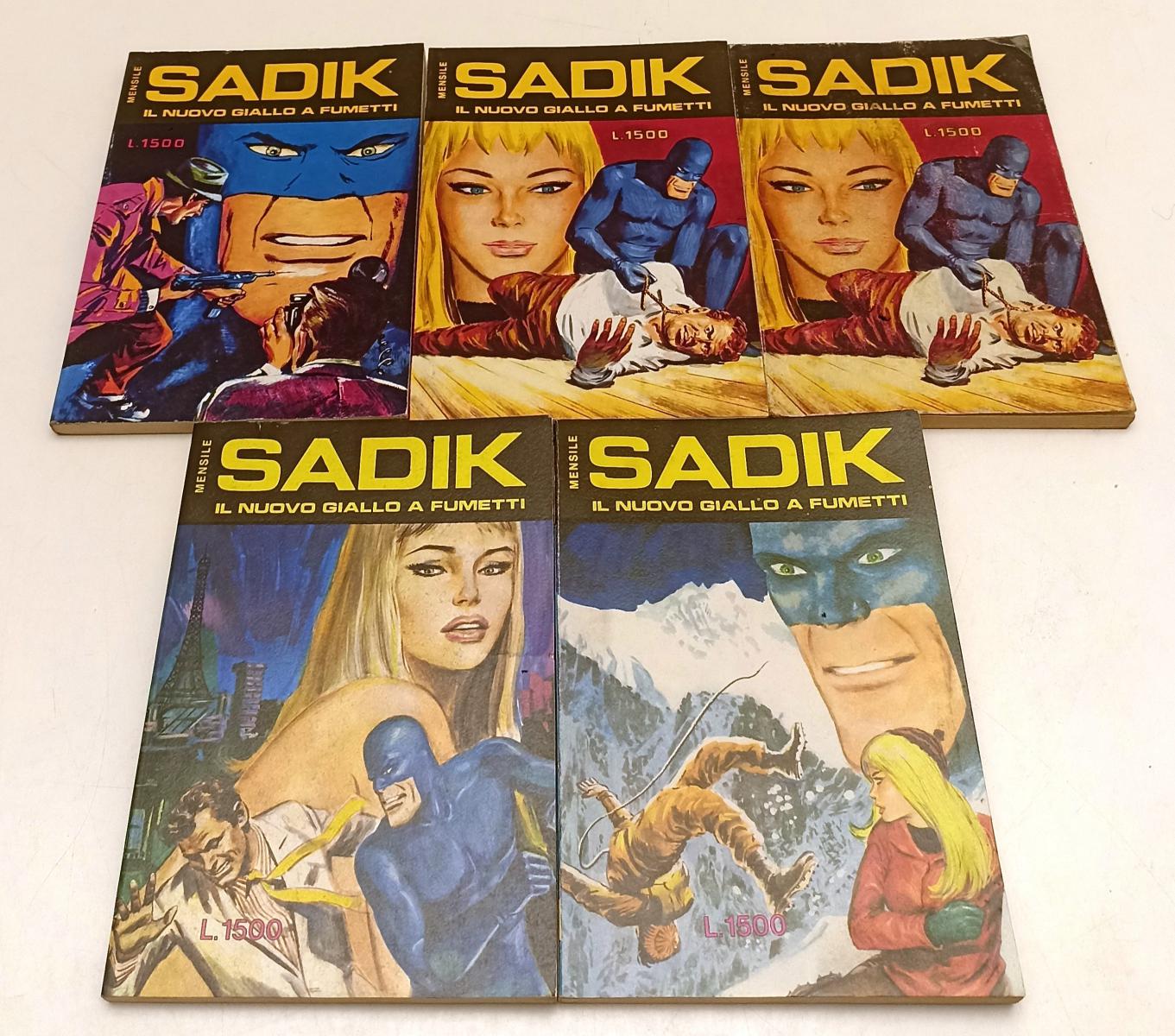 FN- SADIK IL NUOVO GIALLO A FUMETTI 1/10 -- BIANCONI - 1989 - B - A25