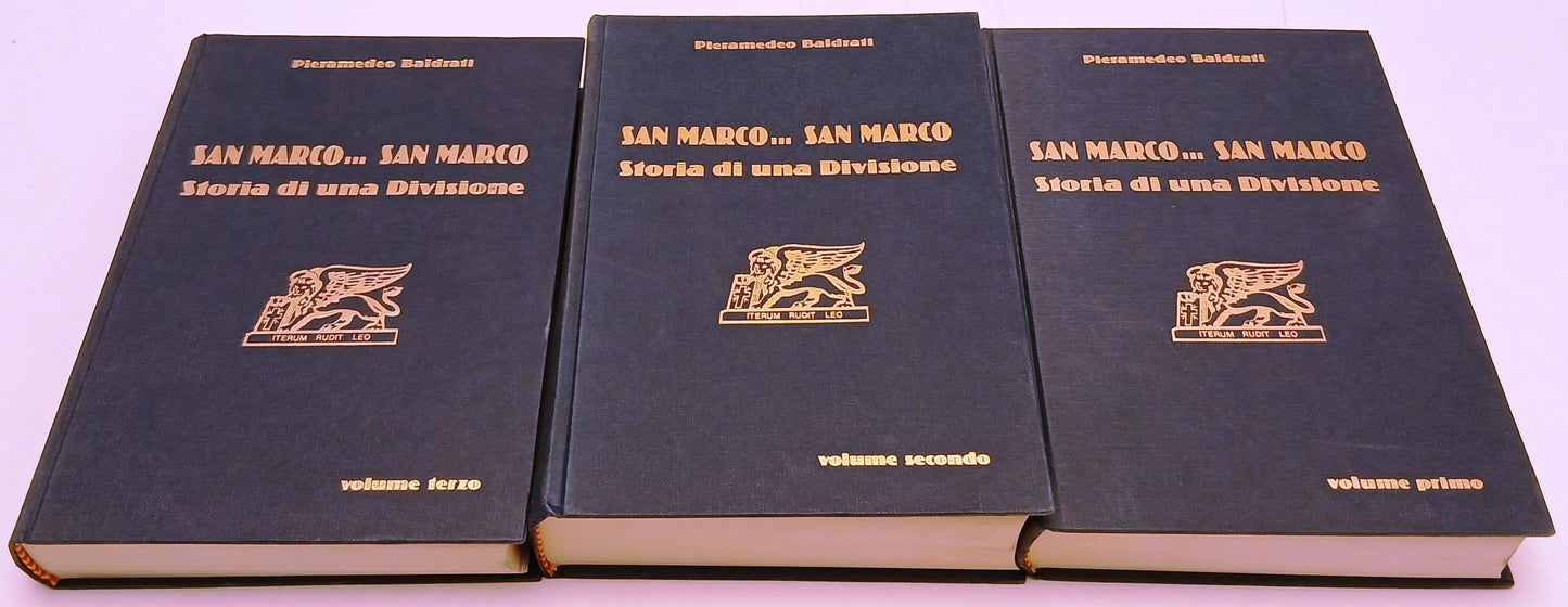 San Marco... Storia di una Divisione 3 volumi - Pieramedeo Baldrati - 1a - XFS53