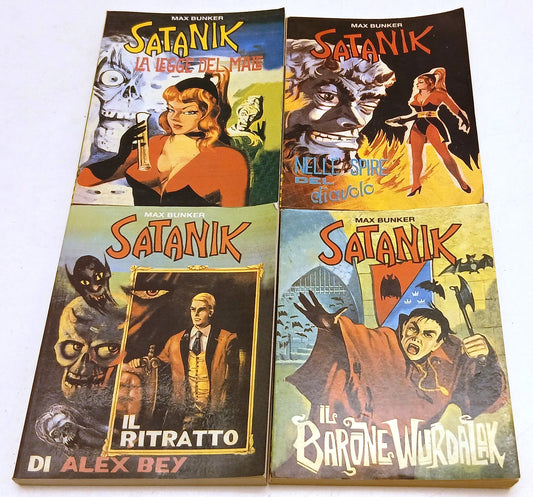 FN- SATANIK 1/4 MIGNON - MAX BUNKER - LO SCARABEO suppl. TAROCCHI - 1995- B- N25