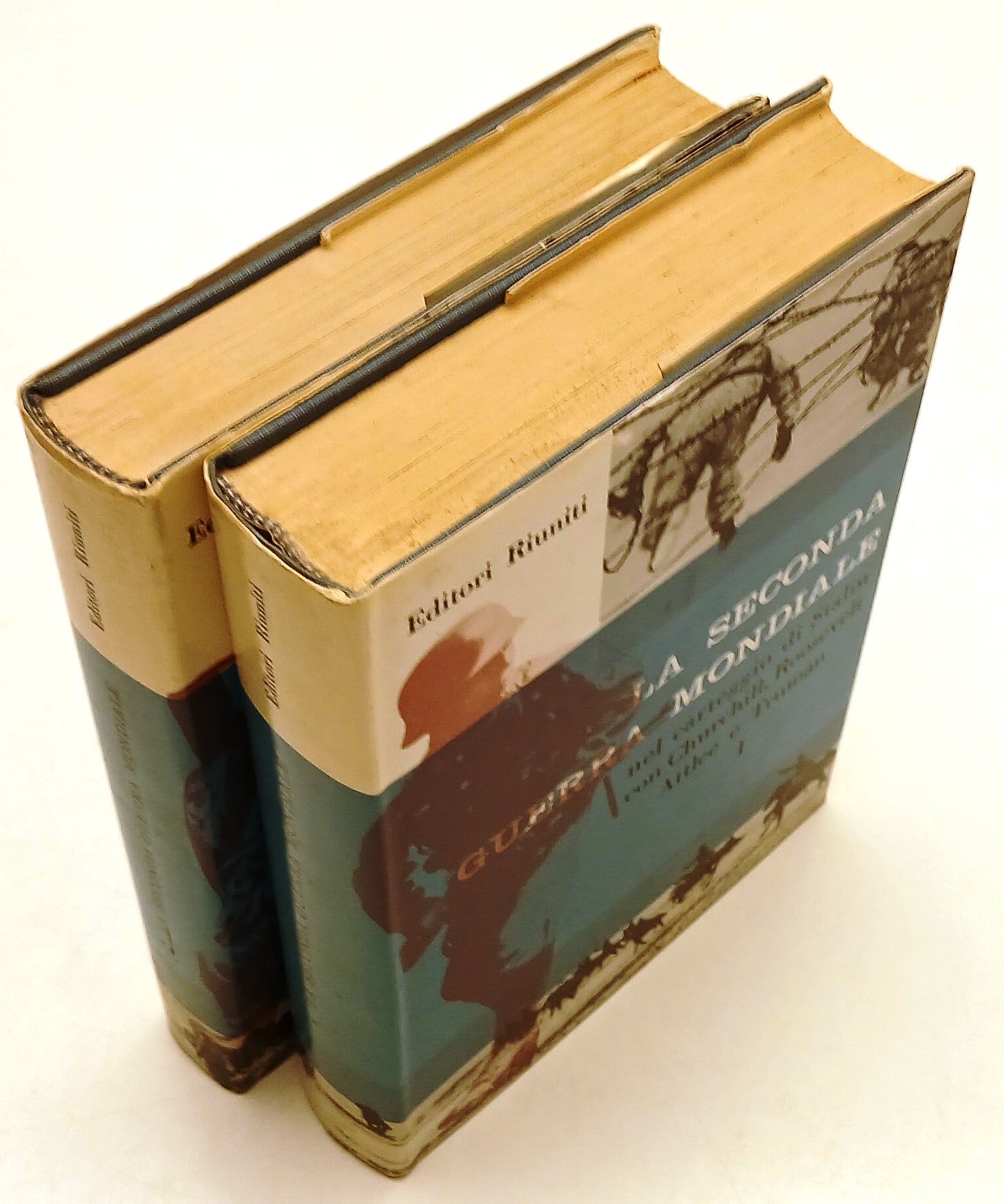 LS- LA SECONDA GUERRA MONDIALE 2 VOLUMI -- EDITORI RIUNITI --- 1957 - CS- ZFS40