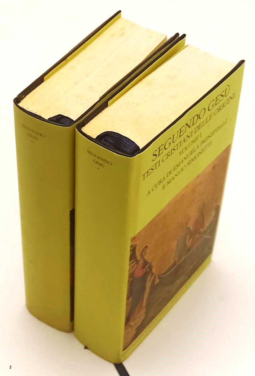 LD- SEGUENDO GESU' VOLUMI I/II - PRINZIVALLI SIMONETTI- MONDADORI---- CS- ZFS161