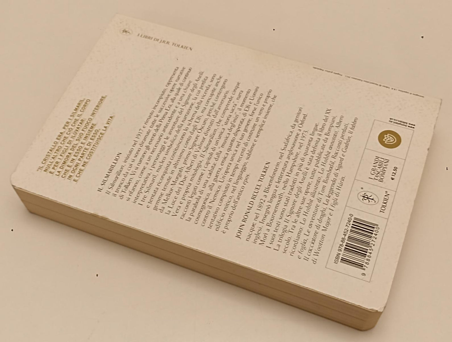 LF- IL SILMARILLION - J.R.R. TOLKIEN - BOMPIANI - TASCABILI --- B - XFS