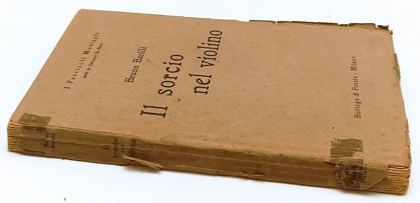 IL SORCIO DEL VIOLINO - BRUNO BARILLI - BOTTEGA DI POESIA--- 1926- B- XFS207