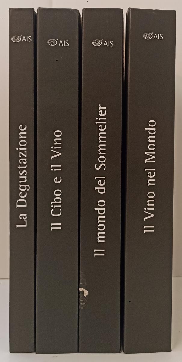 LK- 4 VOLUMI VINO NEL MONDO SOMMELIER DEGUSTAZIONE CIBO- AIS- 2012/2014- C-YFS71