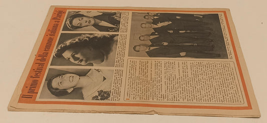 LR- RIVISTA SORRISI E CANZONI ANNO II N.4 1953 SETTIMANALE RADIOCANZONI- RVSa510