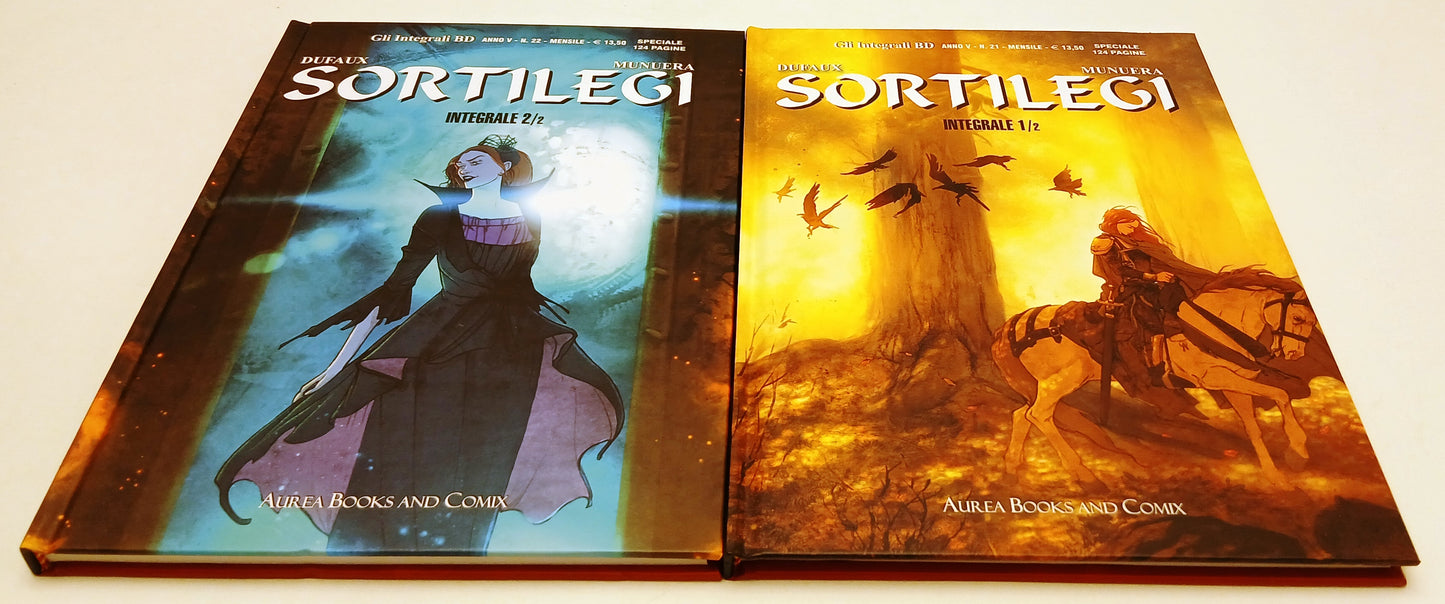 FV- SORTILEGI INTEGRALE 1/2 COMPLETA - DUFAUX MUNUERA- AUREA BOOKS- 2020- C- Z25