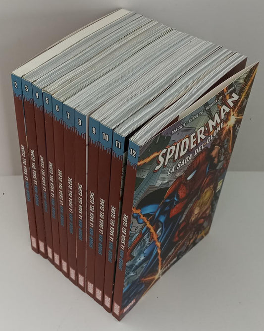 FV- SPIDER-MAN LA SAGA DEL CLONE 2/9 BROSSURATI -- MARVEL PANINI COMICS-- B- F23