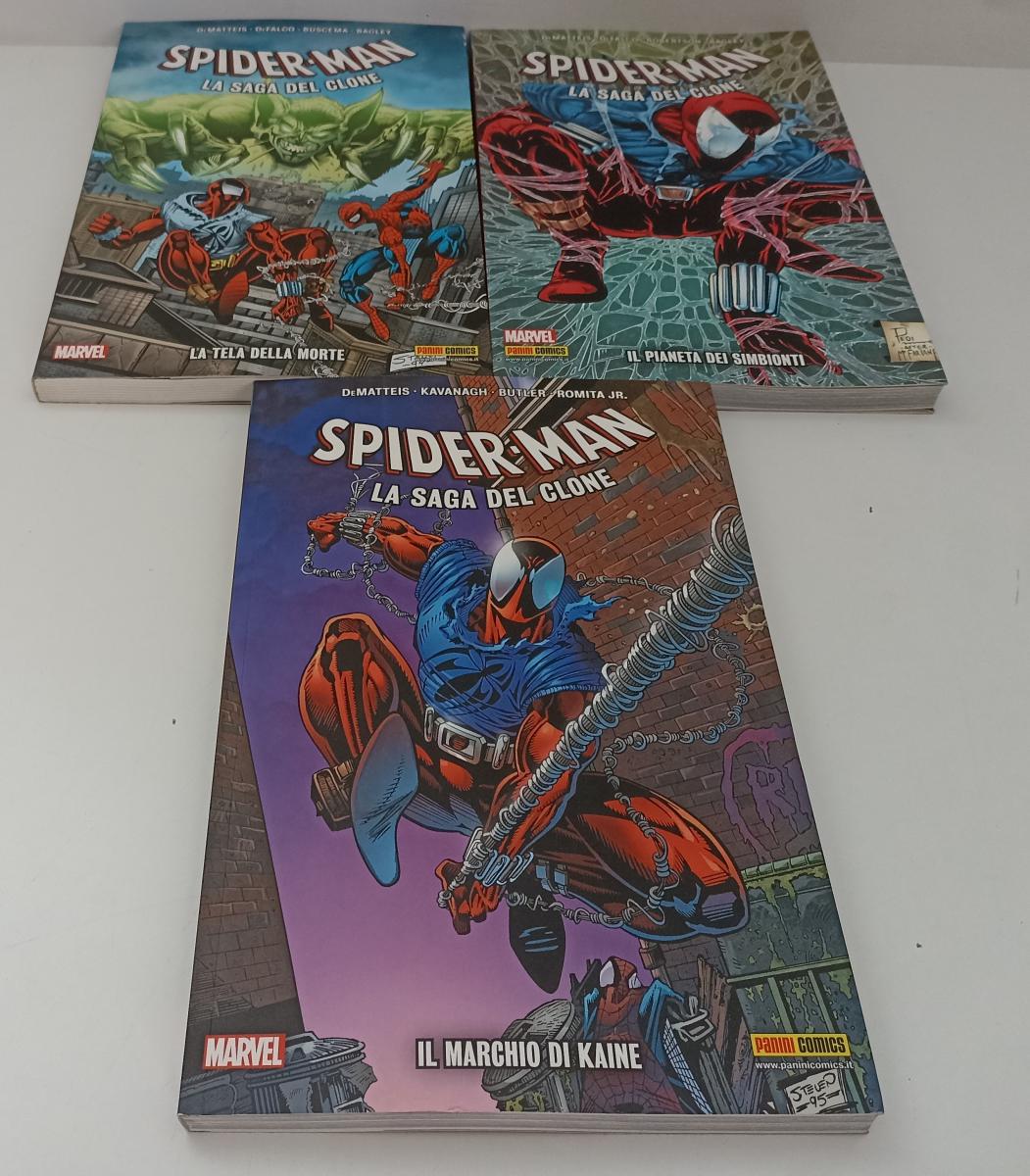 FV- SPIDER-MAN LA SAGA DEL CLONE 2/9 BROSSURATI -- MARVEL PANINI COMICS-- B- F23