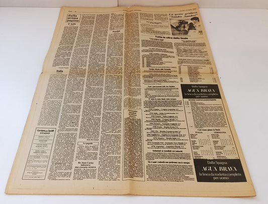 LC- CORRIERE DELLO SPORT LUNEDI' 12 LUGLIO 1982 ITALIA CAMPIONE MONDO - RVSa237